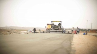 Yoncalıda beton yol imalatı tamamlandı