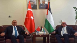 Bakan Çavuşoğlu, Filistinli mevkidaşı el-Maliki ile görüştü