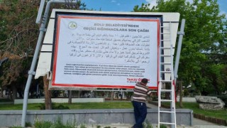 Başkan Özcandan “Bolu Belediyesinden geçici sığınmacılara son çağrı” ilanı