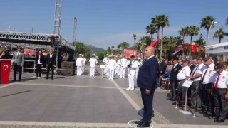 Marmariste 19 Mayıs Atatürkü Anma Gençlik ve Spor Bayramı çelenk sunma töreni yapıldı