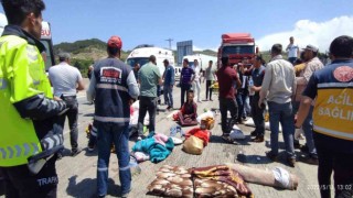 Tarım işçilerini taşıyan kamyonet devrildi: 8i ağır 15 yaralı