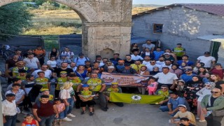 Elazığda sporcular ‘Ali Bey Konağının restore edilmesi için pedal çevirdi