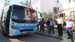 Kaş Belediye Spor güreş takımı Edirneye uğurlandı