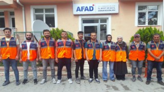 Kırşehirden sel bölgesine 13 AFAD gönüllüsü hareket etti
