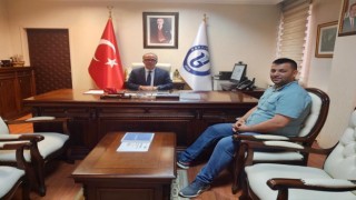 15 Temmuz Gazisi Sabri Gündüz, Rektör Uzunu ziyaret etti