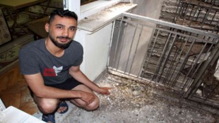 Üniversite öğrencilerinden duyarlı davranış: Kuş yuvasını bozmamak için balkonu kilitlediler