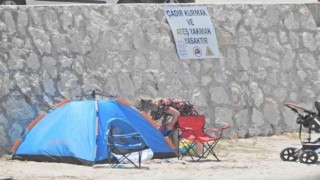 Ünlü tatil merkezi Çeşmede kamusal alanlarda çadır yasağı