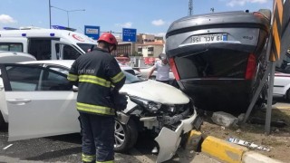 Çorumda trafik kazası: 3 yaralı