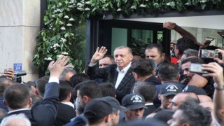 Cumhurbaşkanı Erdoğana vatandaşlardan sevgi seli