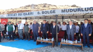 Hınıs Başköy Barajı!nın kapakları su tutma töreni ile kapatıldı