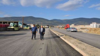 Akşehirde yollar asfaltlanıyor