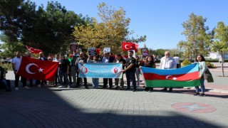 Eskişehirde yaşayan Azerbaycanlılardan Ermenistana tepki