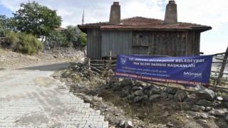 ABB köylerde kilitli parke taşı döşeme çalışmalarına devam ediyor