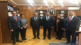 Rektör Çiftçi Özbekistan Büyükelçisi Dr. Olgan Bekarı ziyaret etti