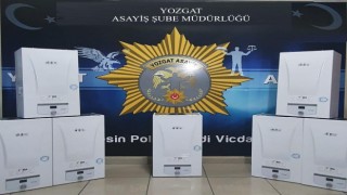 Yozgatta kombi çalan hırsızlar tutuklandı