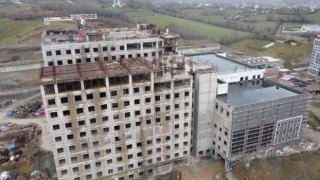 400 Yataklı Bartın Devlet Hastanesi inşaatında sona yaklaşıldı