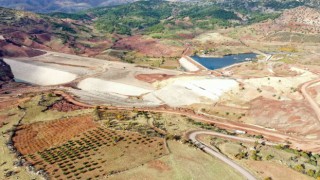 Gömükan Barajında çalışmalar sürüyor