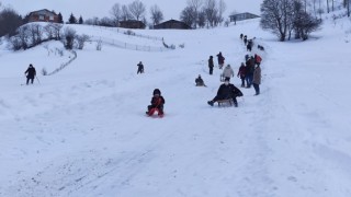 Artvinde kar yağmayınca geleneksel tahta kızak yarışları iptal edildi