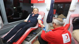 Büyükşehir DESKİden kan bağışı kampanyasına tam destek