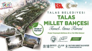 Talas Millet Bahçesine İlk Harç Konuyor