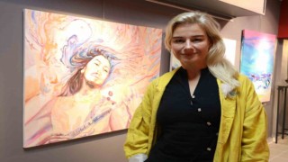 Rus ressam, İlham Veren İnsanlar projesinde Barış Akarsuyu resmetti