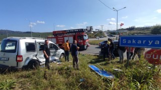 Sakaryada duble yolda kaza: 7 yaralı
