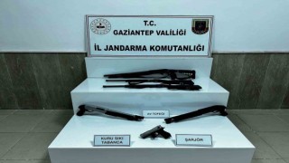 Gaziantepte silah kaçakçılığı operasyonunda 9 kişi yakalandı
