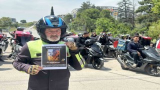Bursada motokuryeler Ata Emre Akman için kontak kapattı