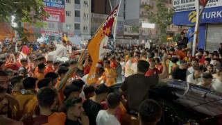 Diyarbakır, Şırnak ve Mardinde Galatasarayın şampiyonluğu kutlandı