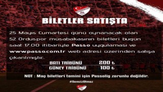 Elazığspor-52 Orduspor maçı biletleri satışta