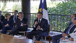 Fransa Cumhurbaşkanı Macron, Yeni Kaledonya'da