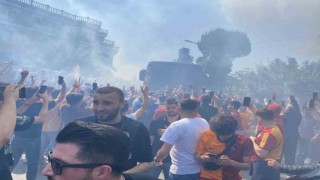 Galatasaray kafilesine Konya yolculuğu öncesi yoğun ilgi