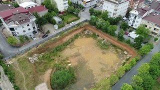 Sancaktepede inşaat temelindeki su birikintisi belediye ekipleri tarafından tahliye edildi