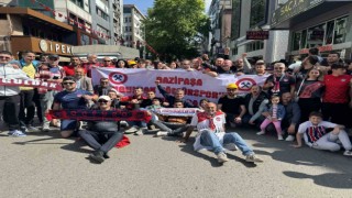 Zonguldak Kömürsporlu taraftarlar, takımları için sokağa döküldü