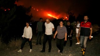 Başkan Çerçioğlu, yangın bölgesinde incelemelerde bulundu