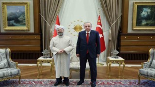 Cumhurbaşkanı Erdoğan, Diyanet İşleri Başkanı Erbaşı kabul etti