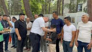 Düziçi Belediye Başkanı Mustafa İba Personelle Bayramlaştı