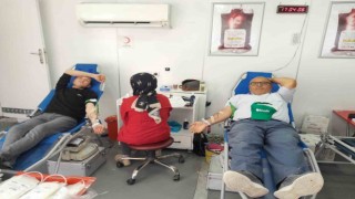 Karapınarda Kızılaydan kan bağışı kampanyası