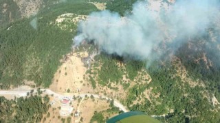 Manisa Spil Dağı Milli Parkında yangın
