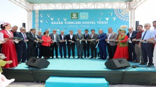 İsmil Kazak Türkleri sosyal tesisi açıldı
